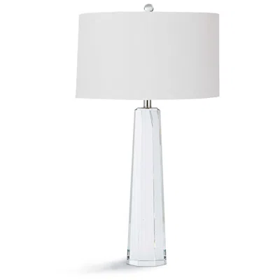 Regina Andrew Tapered Hex 32" High Crystal Table Lamp