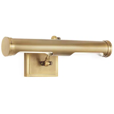 Regina Andrew Tate 18" Wide Natural Brass Direct Wire Picture Light
