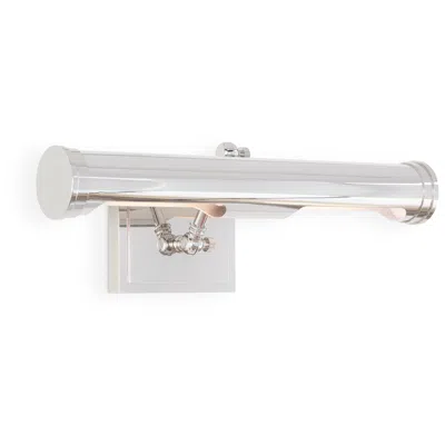 Regina Andrew Tate 18" Wide Polished Nickel Direct Wire Picture Light