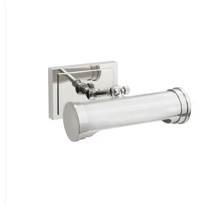 Regina Andrew Tate 9" Wide Polished Nickel Direct Wire Picture Light