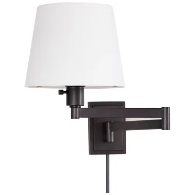 Regina Andrew Virtue Rubbed Bronze Adjustable Hardwire/plug-in Wall Lamp