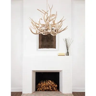 Regina Andrew Waylon Antler Chandelier In Natural