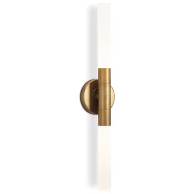 Regina Andrew Wick Hilo 23" High Natural Brass 2-light Led Wall Sconce