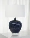 Regina Andrew Wisteria Ceramic Table Lamp In Blue