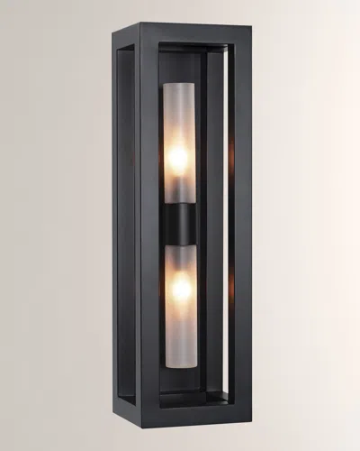 Regina Andrew X Coastal Living Montecito Up-down Outdoor Sconce In Black