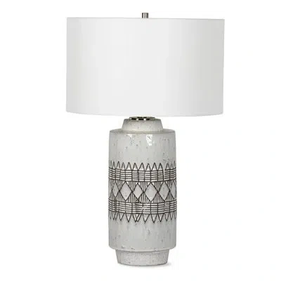 Regina Andrew Zuri Ceramic Table Lamp In Gray,black,white;gray,black,white