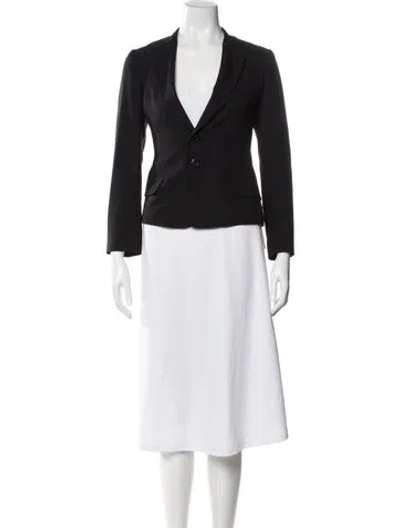 Pre-owned Regulation Yohji Yamamoto Wool Blazer In Black