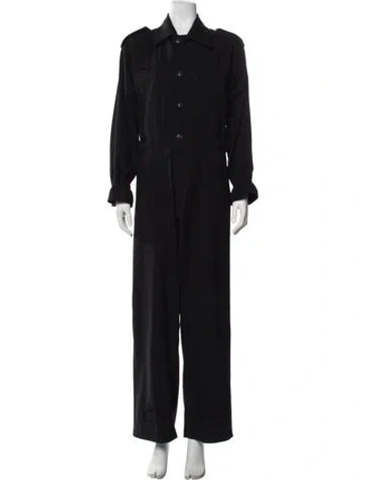 Pre-owned Regulation Yohji Yamamoto Wool Jumpsuit In Black