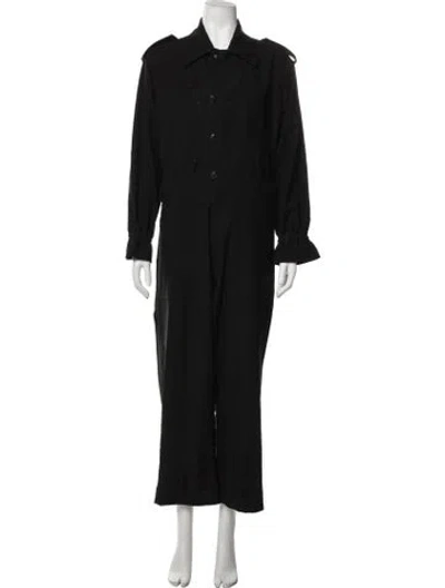 Pre-owned Regulation Yohji Yamamoto Wool Jumpsuit In Black
