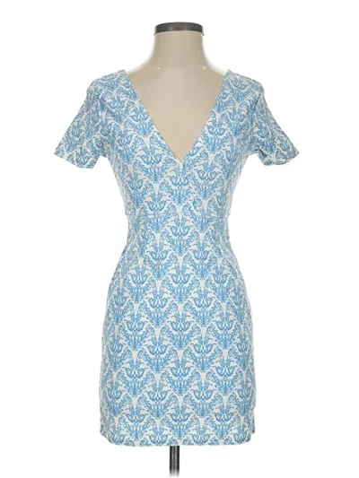 Pre-owned Rehab Cocktail Dress In Blue