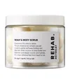 Rehab Retreat Scalp Body Scrub In White