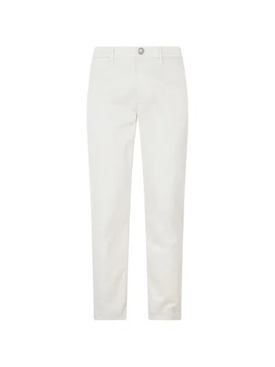 Re-hash Belt-loop Chinos In White