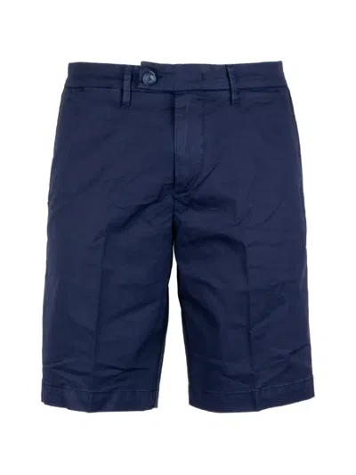Re-hash Buttoned-up Chino Shorts In Blue