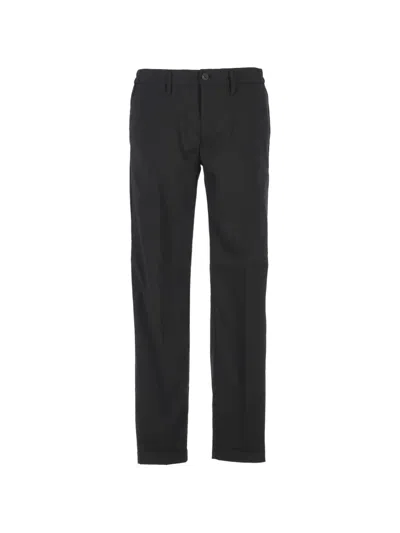 Re-hash Button-fastening Straight-leg Trousers In Black