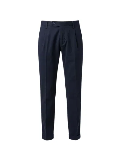 Re-hash Cuffed Trousers In Blue