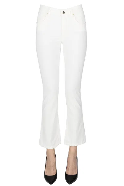 Re-hash Monica Velvet Trousers In White