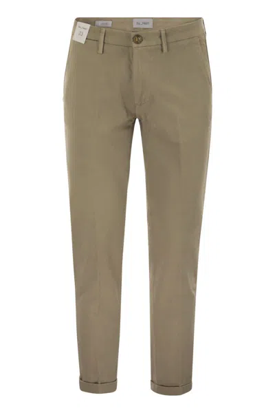 Rehash Mucha - Stretch Cotton And Lyocell Chino In Gray
