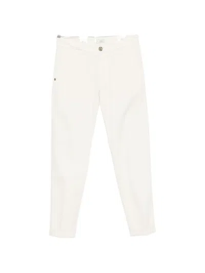 Re-hash Mucha Pressed-crease Turn-up-hem Trousers In Neutral