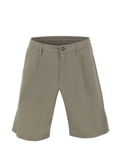 Re-hash Perugino Pleated Bermuda Shorts In Gray