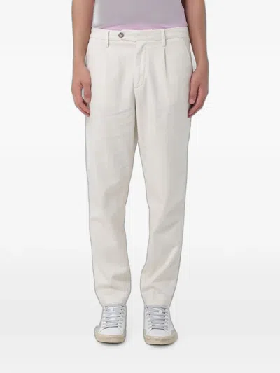 Re-hash Pleated Trousers In White