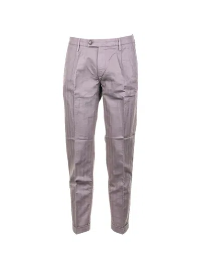 Re-hash Trousers Dove Grey In Purple
