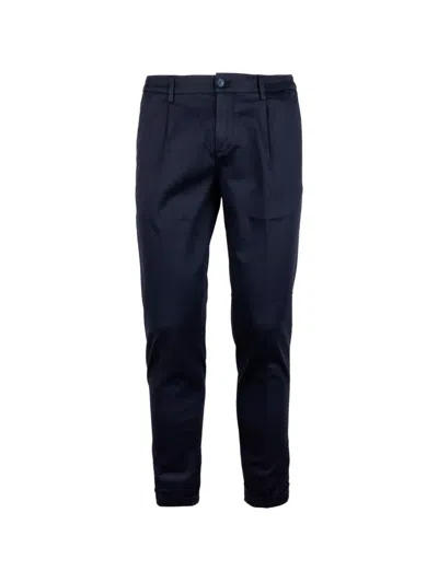 Re-hash Pleated Turn-up Trousers In Blue