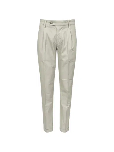 Re-hash Pleated-front Cuffed Trousers In Gray
