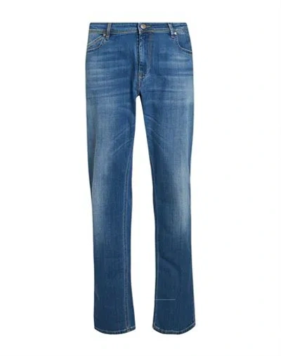 Re-hash Re_hash Man Jeans Blue Size 40 Cotton, Elastane