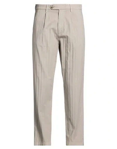 Re-hash Re_hash Man Pants Beige Size 33 Cotton, Lyocell, Elastane In Multi