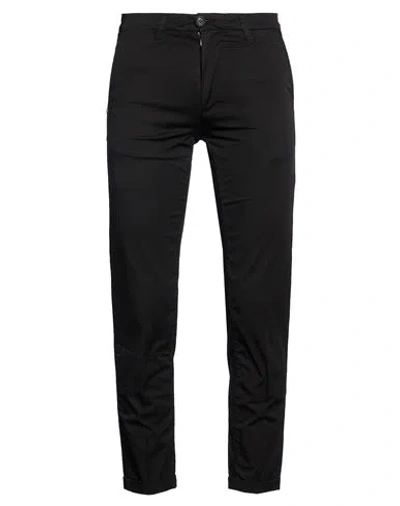 Re-hash Re_hash Man Pants Black Size 32 Cotton, Elastane