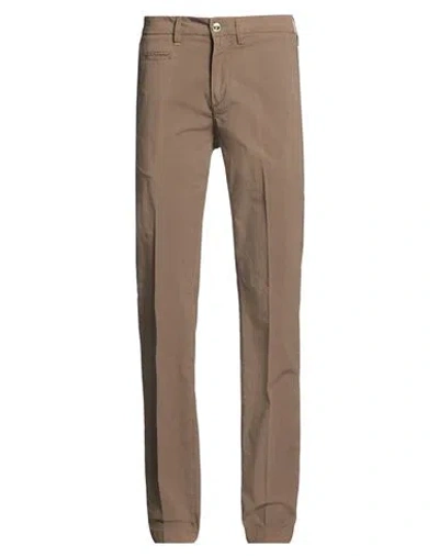 Re-hash Re_hash Man Pants Brown Size 30 Cotton, Elastane