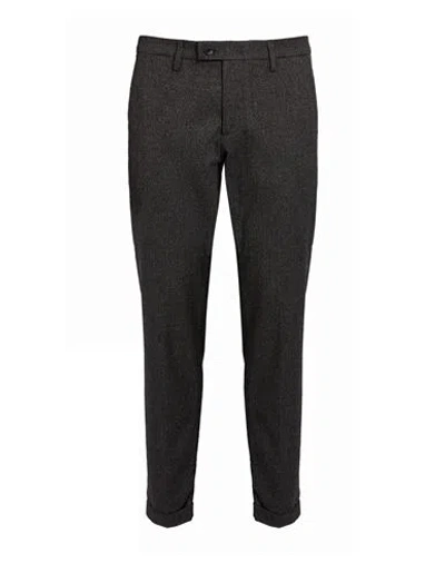 Re-hash Re_hash Man Pants Charcoal Size 33 Polyester, Viscose, Elastane In Grey