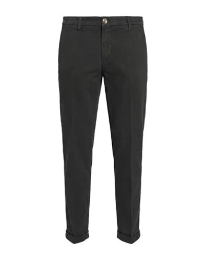 Re-hash Re_hash Man Pants Charcoal Size 36 Cotton, Lyocell, Elastane In Grey