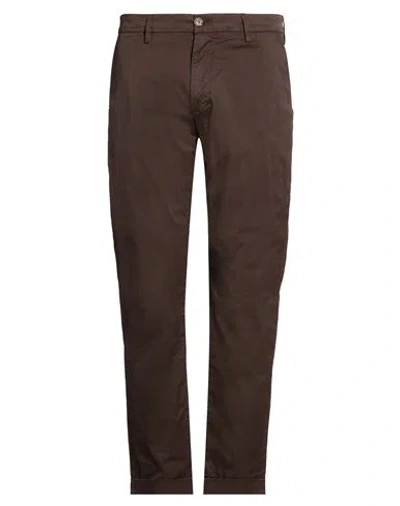 Re-hash Re_hash Man Pants Chocolate Brown Size 35 Cotton, Elastane