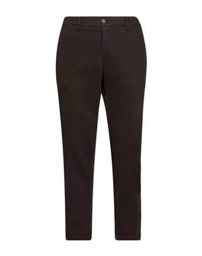Re-hash Re_hash Man Pants Chocolate Brown Size 36 Cotton, Lyocell, Elastane