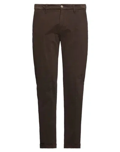 Re-hash Re_hash Man Pants Dark Brown Size 31 Cotton, Elastane