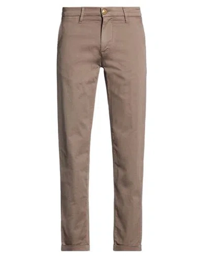 Re-hash Re_hash Man Pants Grey Size 30 Cotton, Lyocell, Elastane In Brown
