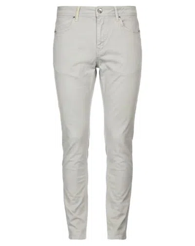 Re-hash Re_hash Man Pants Grey Size 36 Cotton, Elastane In White