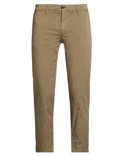 Re-hash Re_hash Man Pants Khaki Size 33 Cotton, Elastane In Brown