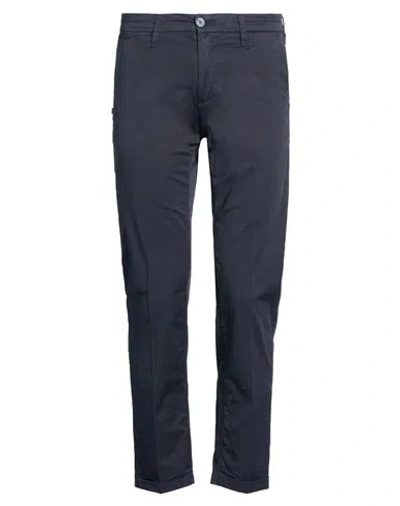 Re-hash Re_hash Man Pants Midnight Blue Size 31 Cotton, Elastane