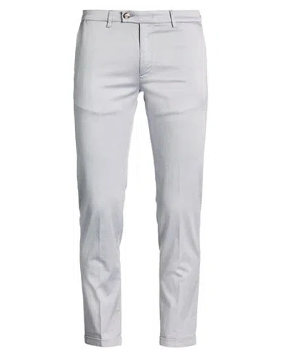 Re-hash Re_hash Man Pants Midnight Blue Size 33 Cotton, Lyocell, Elastane In Gray