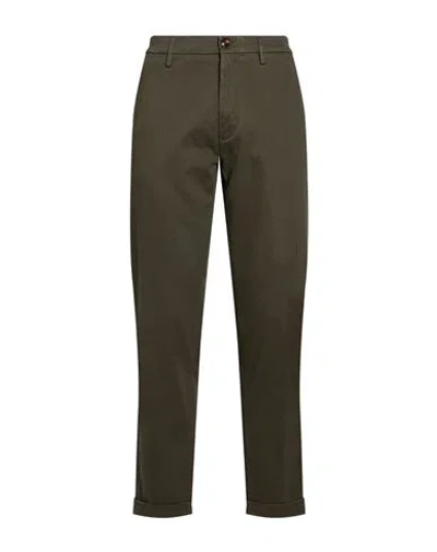 Re-hash Re_hash Man Pants Military Green Size 38 Cotton, Lyocell, Elastane