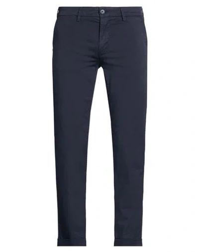 Re-hash Re_hash Man Pants Navy Size 33 Cotton, Elastane In Black