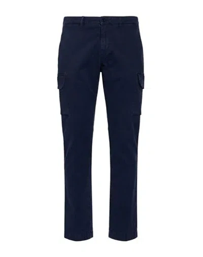 Re-hash Re_hash Man Pants Navy Size 35 Cotton, Elastane
