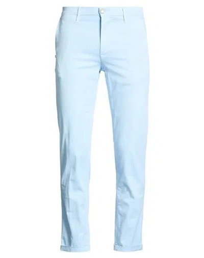Re-hash Re_hash Man Pants Sky Blue Size 33 Cotton, Tencel Lyocell, Elastane
