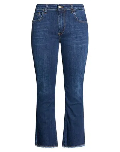 Re-hash Re_hash Woman Jeans Blue Size 25 Cotton, Elastane