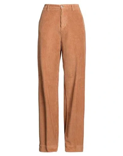 Re-hash Re_hash Woman Pants Tan Size 24 Cotton In Brown