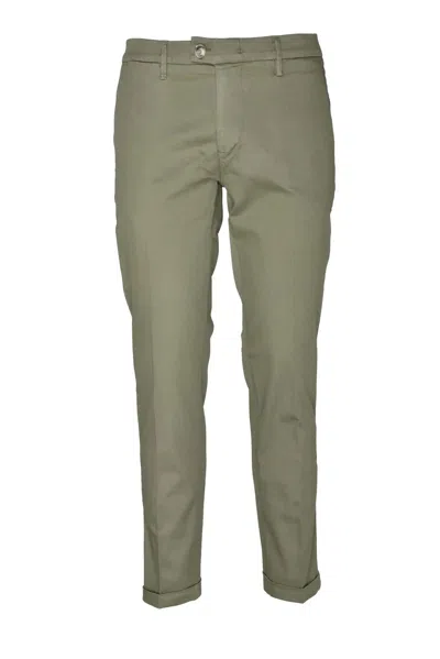 Re-hash Slim Fit Cropped Trousers With Innovative Stretch Blend In Black
