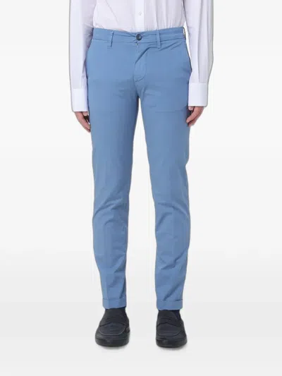 Re-hash Slim-fit Chino Trousers In Blue