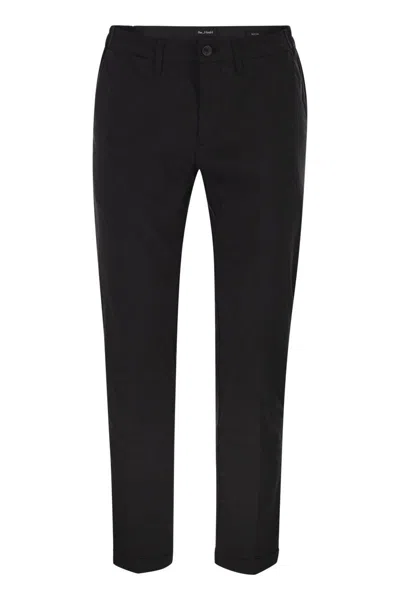Re-hash Slim-fit Stretch Technical Cotton Chinos In Black